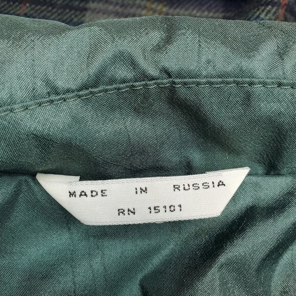 Vintage 80s Current Seen Womens 9/10 Green Long Trench Jacket Coat Rain READ - Picture 11 of 16